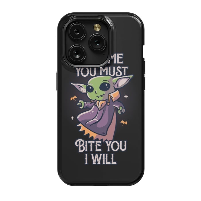 iPhone 15 Pro StrongFit Love Me You Must Bite You I Will Funny Cute Spooky by eduely