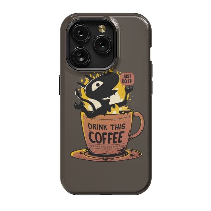 iPhone 15 Pro StrongFit Luci Coffee by eduely