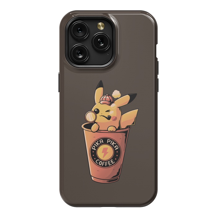 iPhone 15 Pro Max StrongFit Pika Pika Coffee by eduely