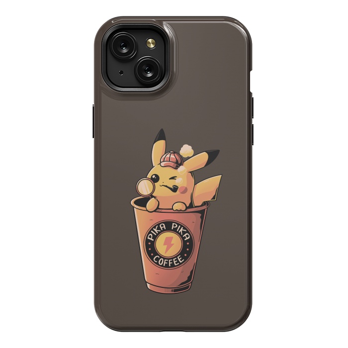 iPhone 15 Plus StrongFit Pika Pika Coffee by eduely