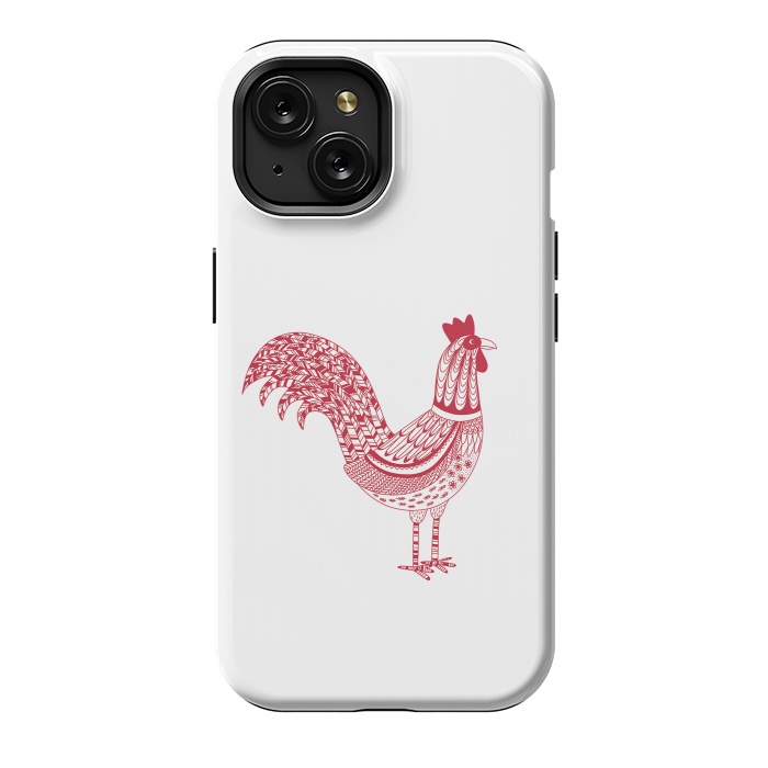 iPhone 15 StrongFit The Most Magnificent Rooster in the Chicken Coop by Nic Squirrell