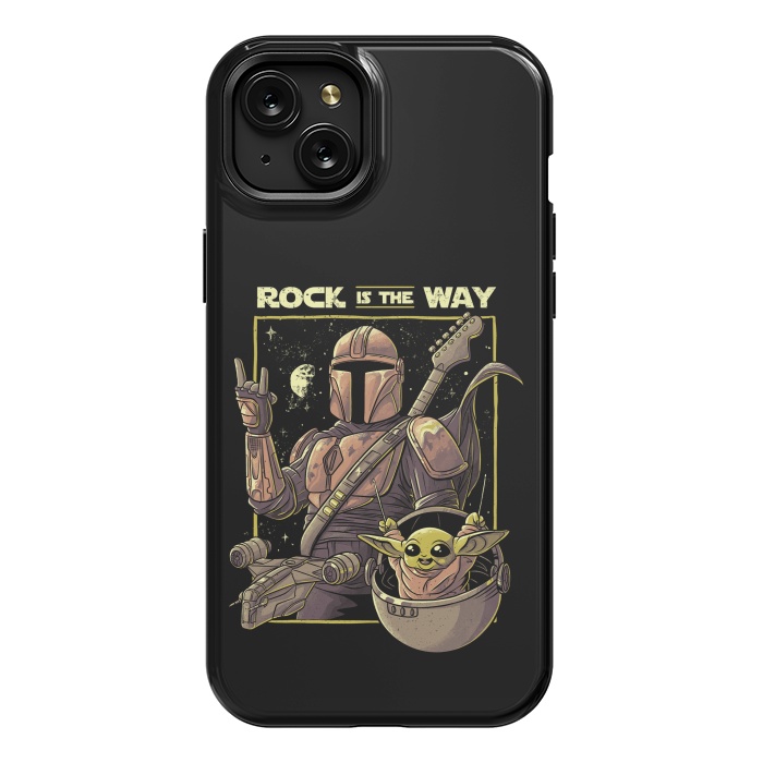 iPhone 15 Plus StrongFit Rock is the Way Funny Cute Music Gift by eduely