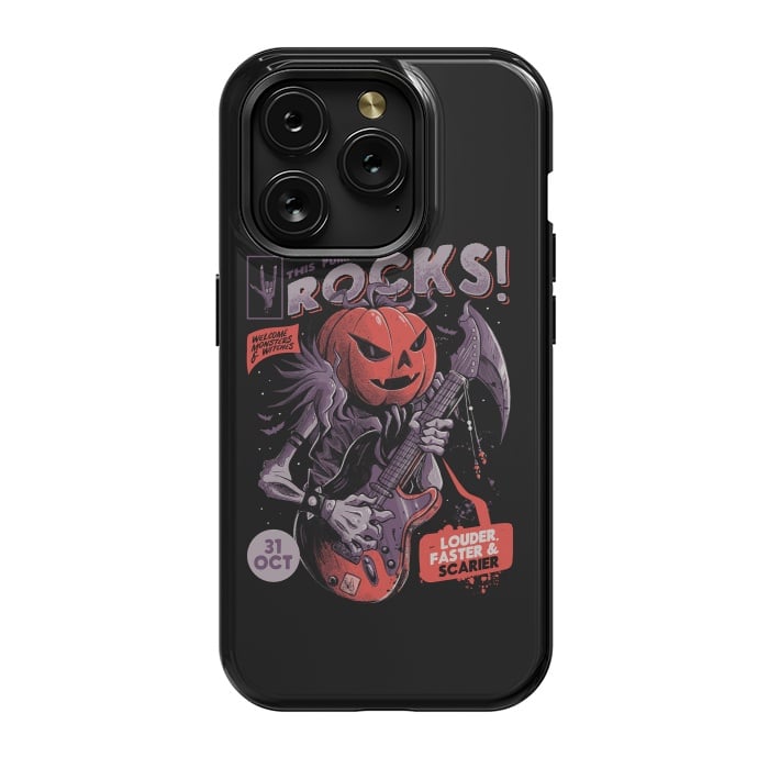 iPhone 15 Pro StrongFit Rock Pumpkin by eduely