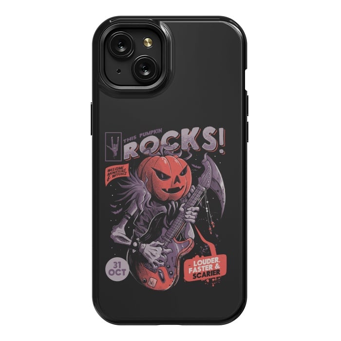 iPhone 15 Plus StrongFit Rock Pumpkin by eduely