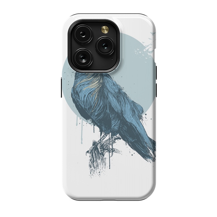 iPhone 15 Pro StrongFit Blue crow by Balazs Solti