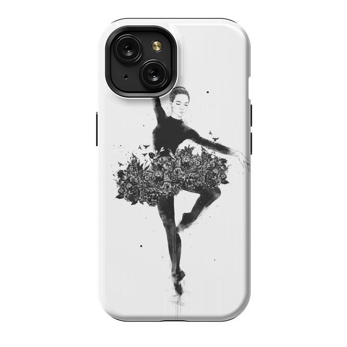 iPhone 15 StrongFit Floral dance by Balazs Solti