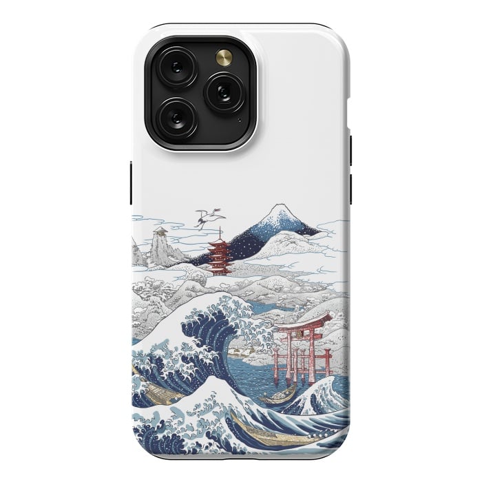 iPhone 15 Pro Max StrongFit Winter wave in japan by Alberto