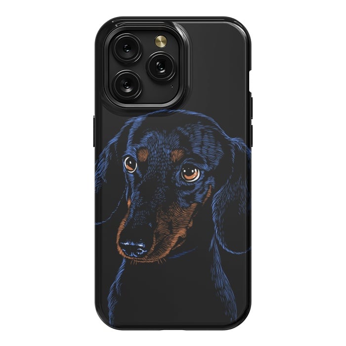 iPhone 15 Pro Max StrongFit Dachshund puppies dog by Alberto