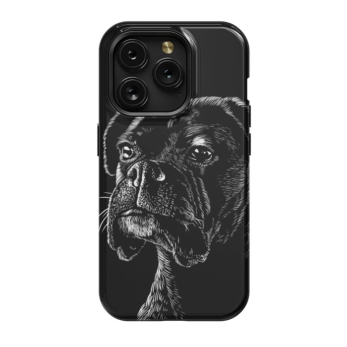 iPhone 15 Pro StrongFit Boxer dog by Alberto