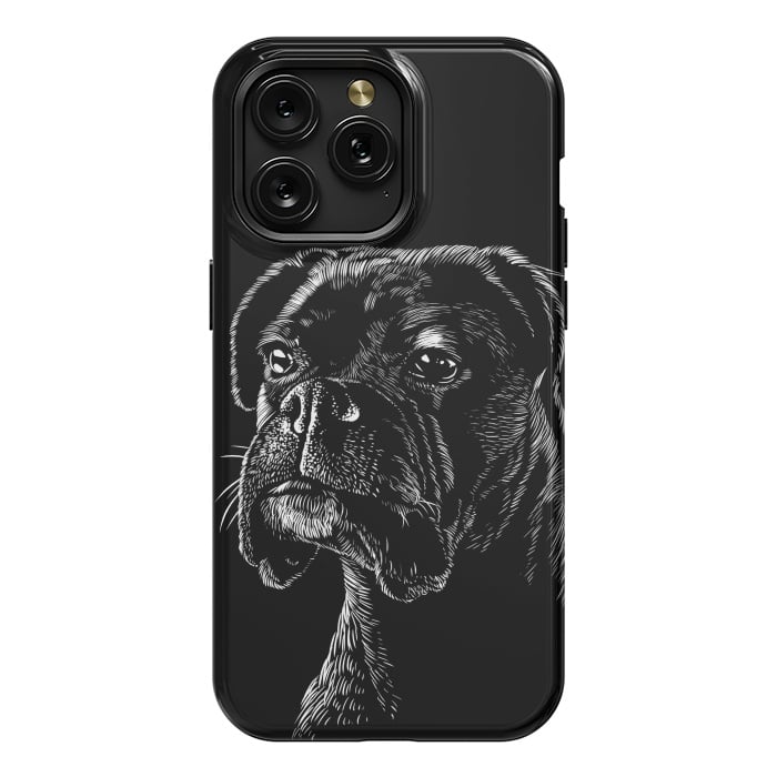 iPhone 15 Pro Max StrongFit Boxer dog by Alberto