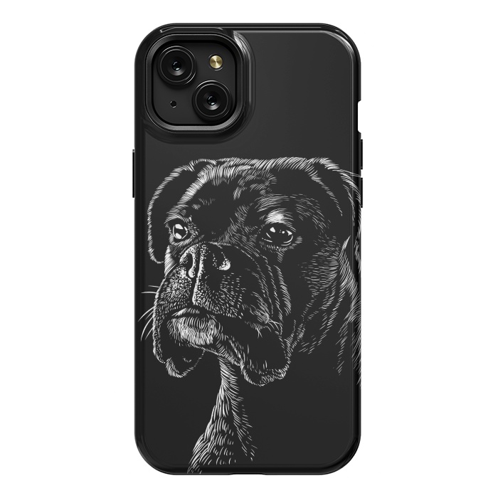 iPhone 15 Plus StrongFit Boxer dog by Alberto