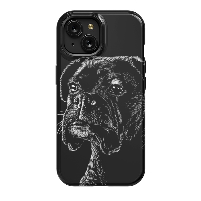 iPhone 15 StrongFit Boxer dog by Alberto