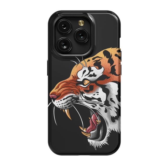 iPhone 15 Pro StrongFit Tiger tattoo attack by Alberto