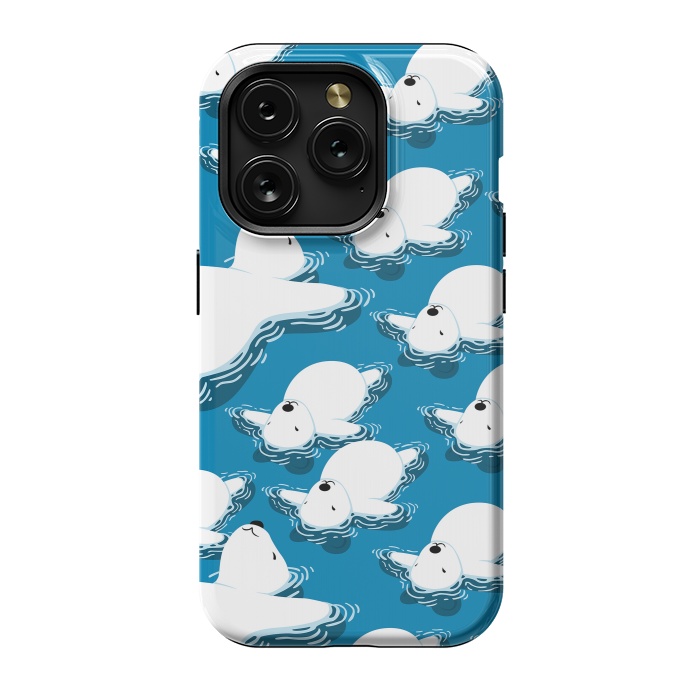 iPhone 15 Pro StrongFit Climate change Polar bear by Alberto