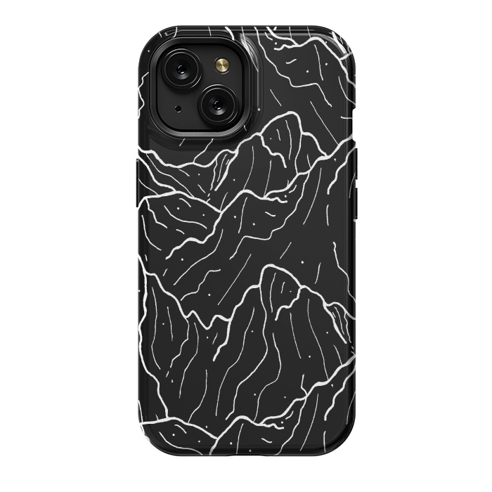 iPhone 15 StrongFit The mountains of shadow by Steve Wade (Swade)