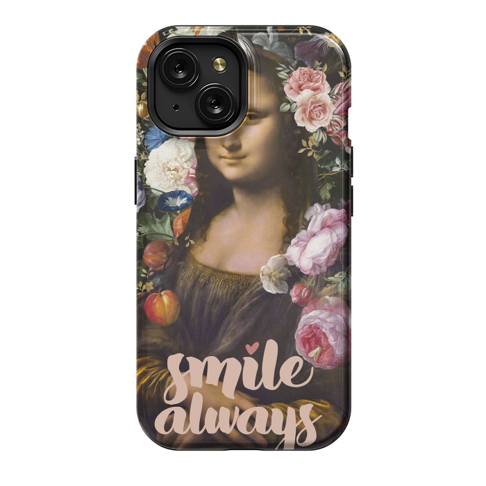 iPhone 15 StrongFit Smile Always, Mona Lisa by amini54