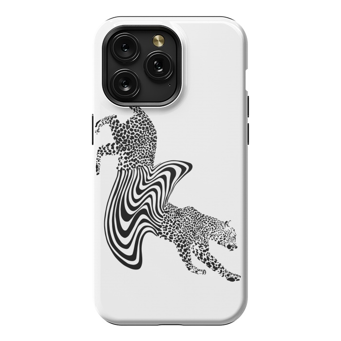 iPhone 15 Pro Max StrongFit Cheetah Melt  by ECMazur 
