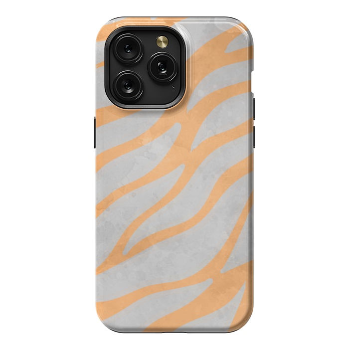 iPhone 15 Pro Max StrongFit Textured orange by Josie