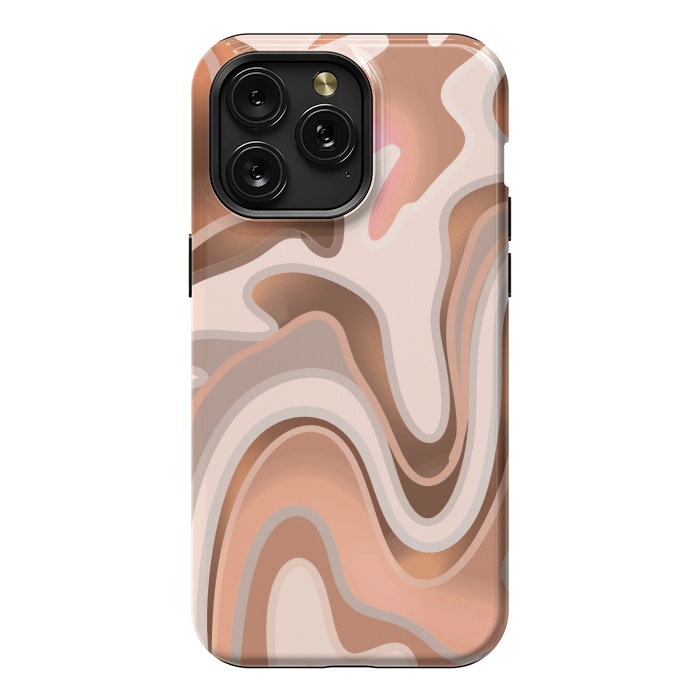 iPhone 15 Pro Max StrongFit Chocolate Swirl by Josie
