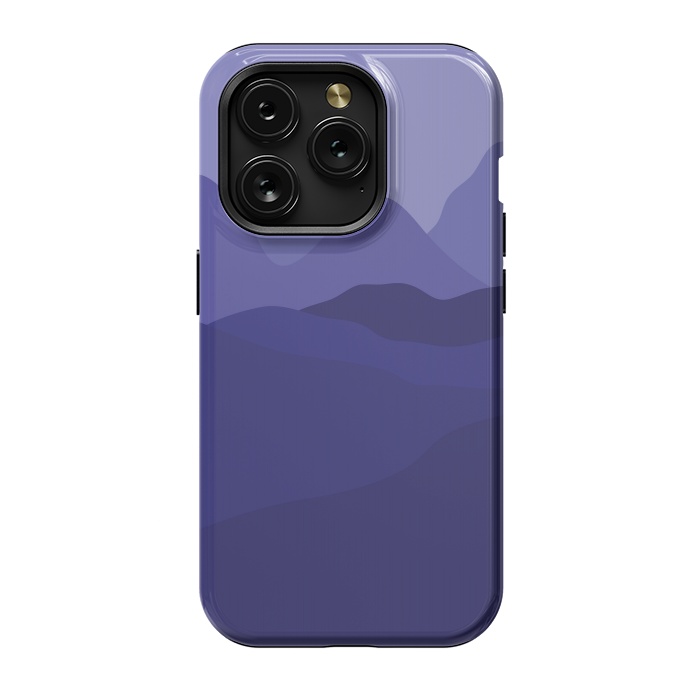 iPhone 15 Pro StrongFit Purple Mountains by Martina
