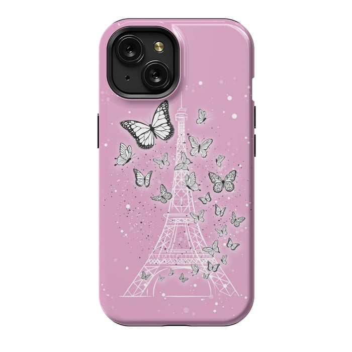 iPhone 15 StrongFit Pink Paris by Martina