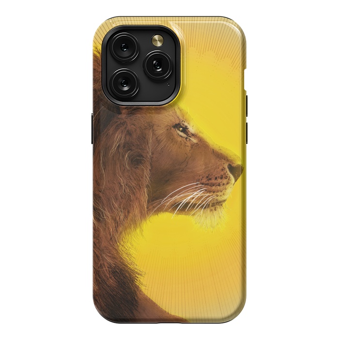 iPhone 15 Pro Max StrongFit Lion and Sun by ECMazur 