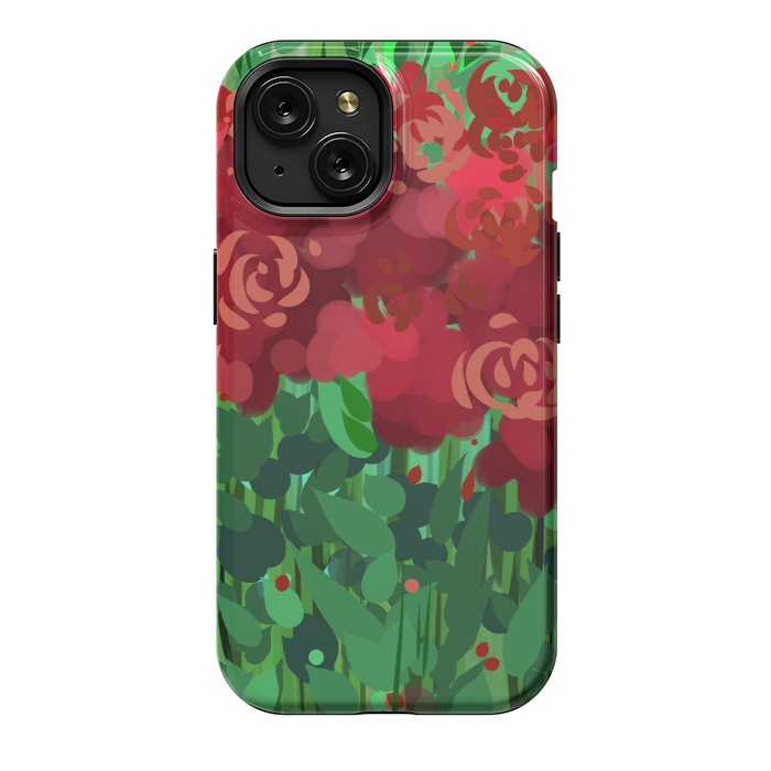 iPhone 15 StrongFit Reddom Roses by Josie