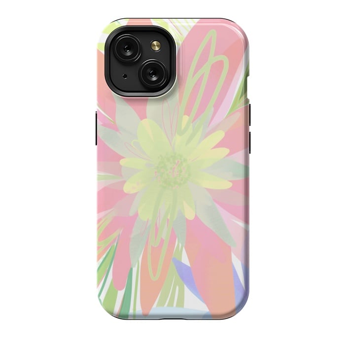 iPhone 15 StrongFit Peachy Haven by Josie