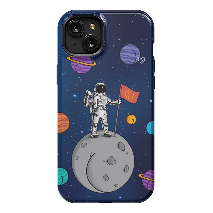 iPhone 15 Plus StrongFit Asstronaut by Coffee Man