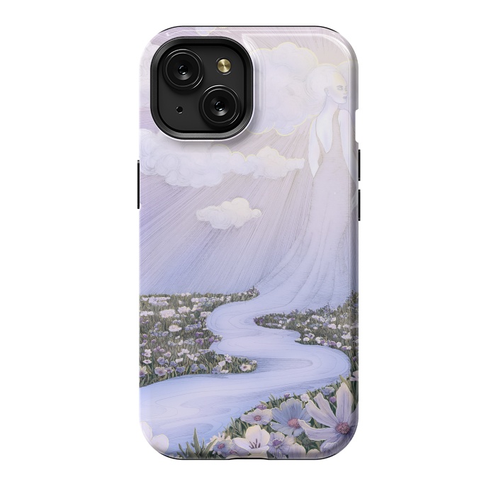 iPhone 15 StrongFit Spirit of River and Sky by ECMazur 