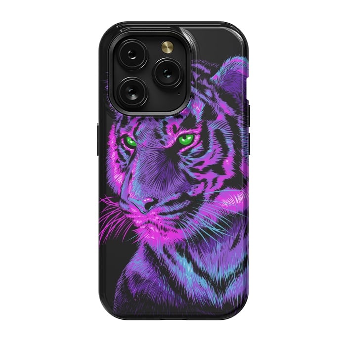 iPhone 15 Pro StrongFit Lilac tiger by Alberto