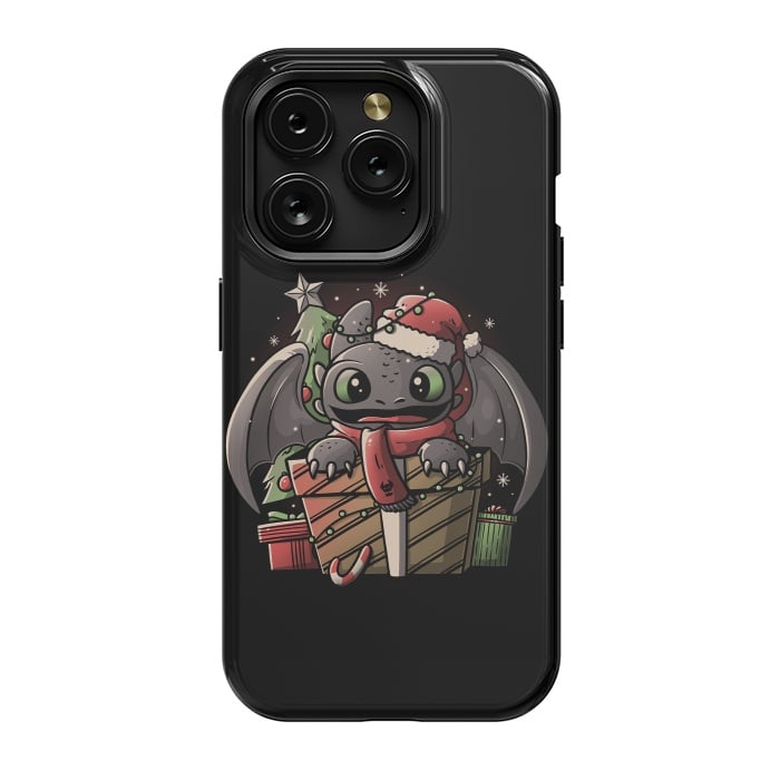 iPhone 15 Pro StrongFit Dragon Anatomy Cute Funny Dragon Gift by eduely
