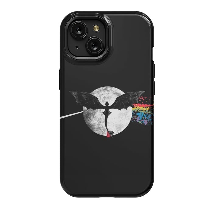 iPhone 15 StrongFit Dragon Side of the Moon Cute Funny Gift by eduely