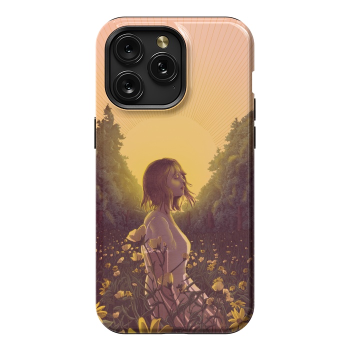 iPhone 15 Pro Max StrongFit Dawn in the Meadow Colour Version by ECMazur 