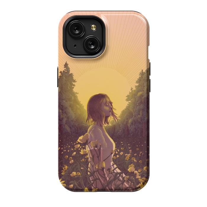 iPhone 15 StrongFit Dawn in the Meadow Colour Version by ECMazur 