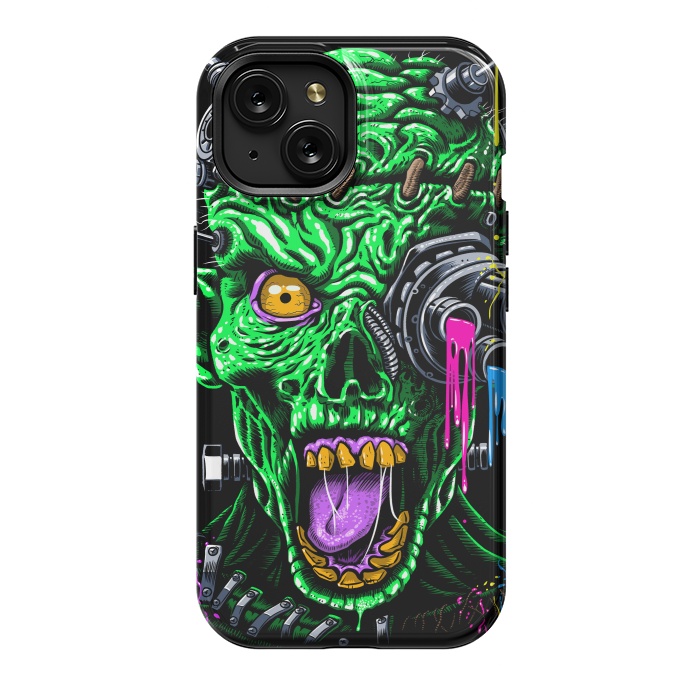 iPhone 15 StrongFit Futuristic zombie by Alberto