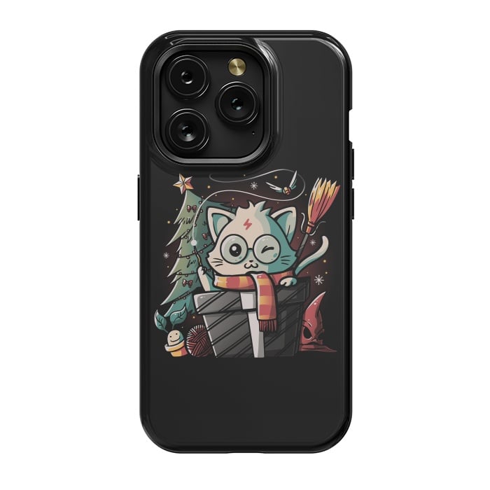 iPhone 15 Pro StrongFit Meowgical Gift by eduely