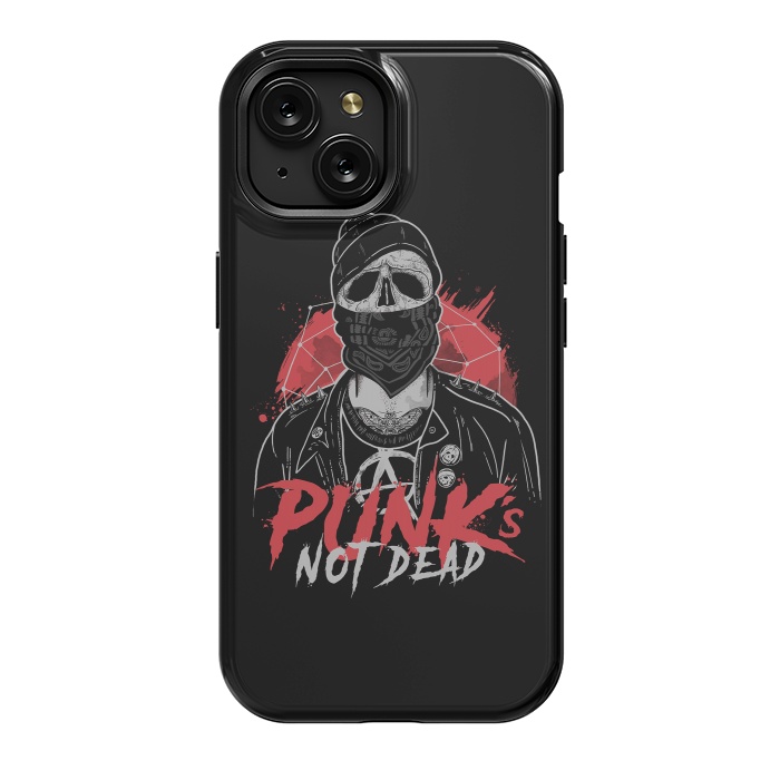 iPhone 15 StrongFit Punk’s Not Dead by eduely
