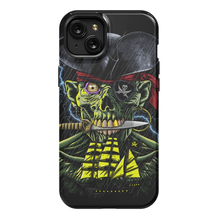 iPhone 15 Plus StrongFit Zombie Pirate  by Alberto