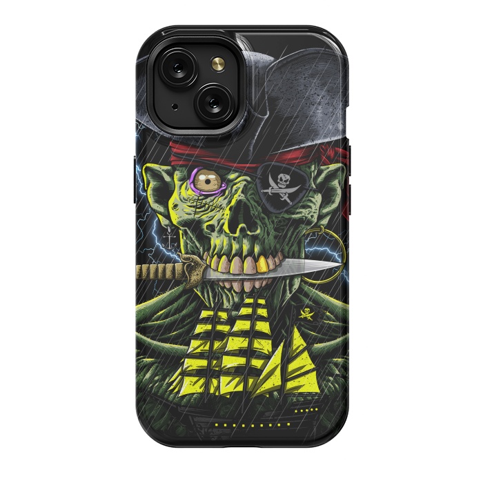 iPhone 15 StrongFit Zombie Pirate  by Alberto