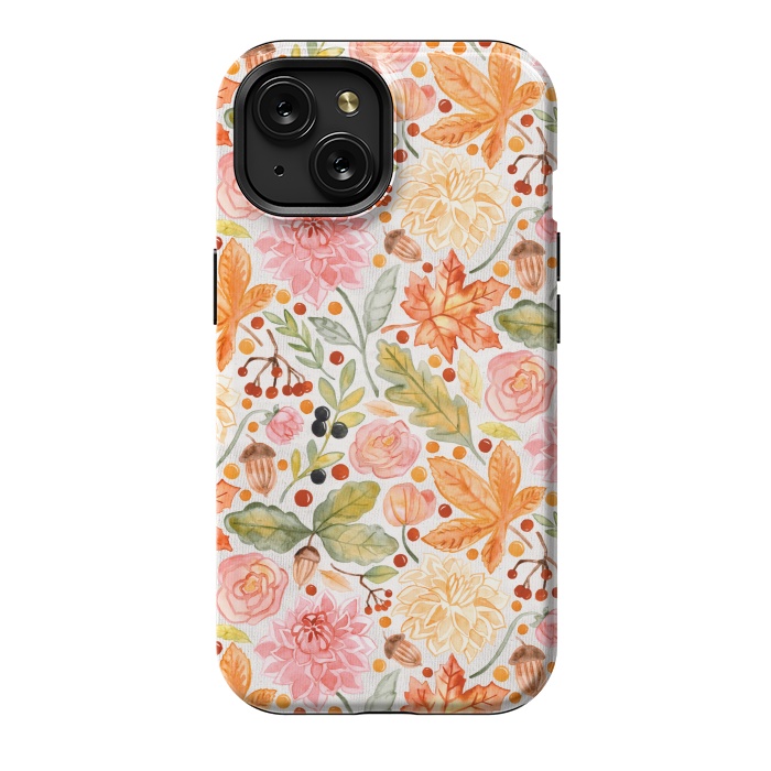 iPhone 15 StrongFit Autumn Garden by Tangerine-Tane