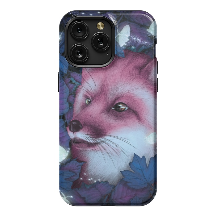 iPhone 15 Pro Max StrongFit Fox in the Midnight Forest by ECMazur 
