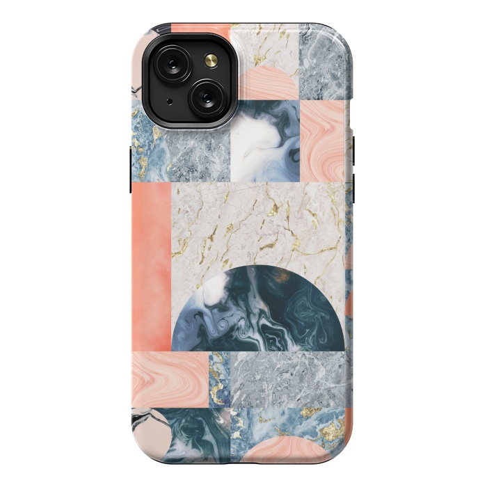 iPhone 15 Plus StrongFit Marble & Lust by Uma Prabhakar Gokhale