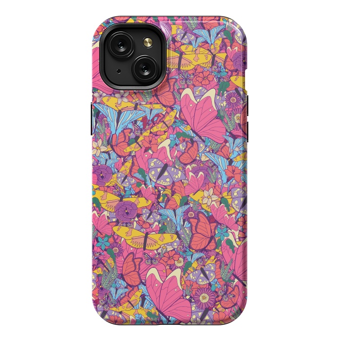iPhone 15 Plus StrongFit Spring butterflies by Steve Wade (Swade)