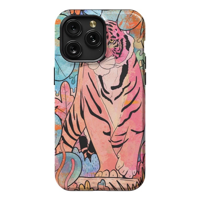 iPhone 15 Pro Max StrongFit The big tiger cat by Steve Wade (Swade)