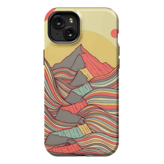 iPhone 15 Plus StrongFit The ribbon sea cliffs by Steve Wade (Swade)
