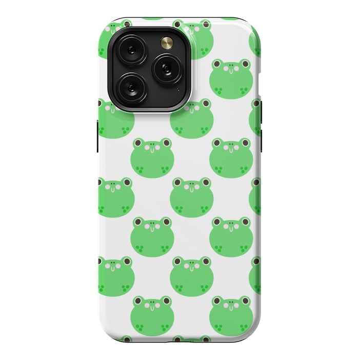 iPhone 15 Pro Max StrongFit Happy Frogs by Sam Pernoski