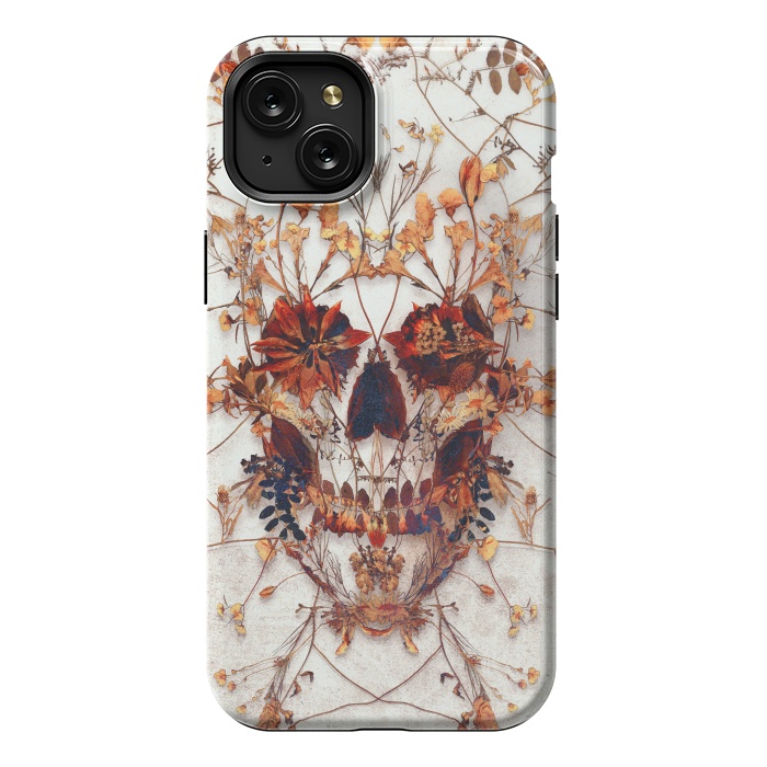 iPhone 15 Plus StrongFit Delicate Skull by Ali Gulec