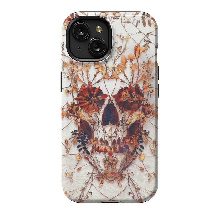 iPhone 15 StrongFit Delicate Skull by Ali Gulec