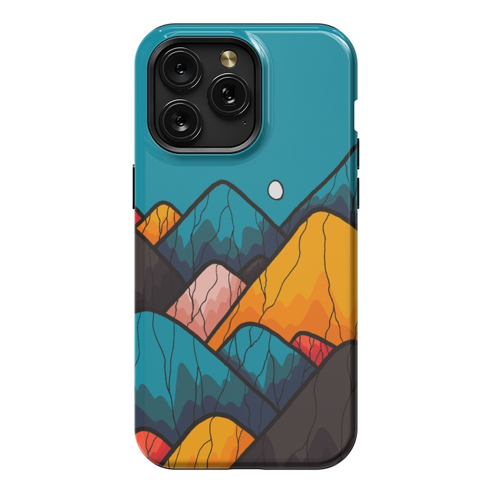 iPhone 15 Pro Max StrongFit Round rock peaks by Steve Wade (Swade)